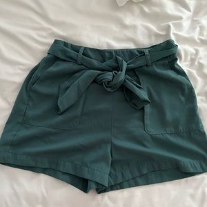 a new day green high wasted shorts